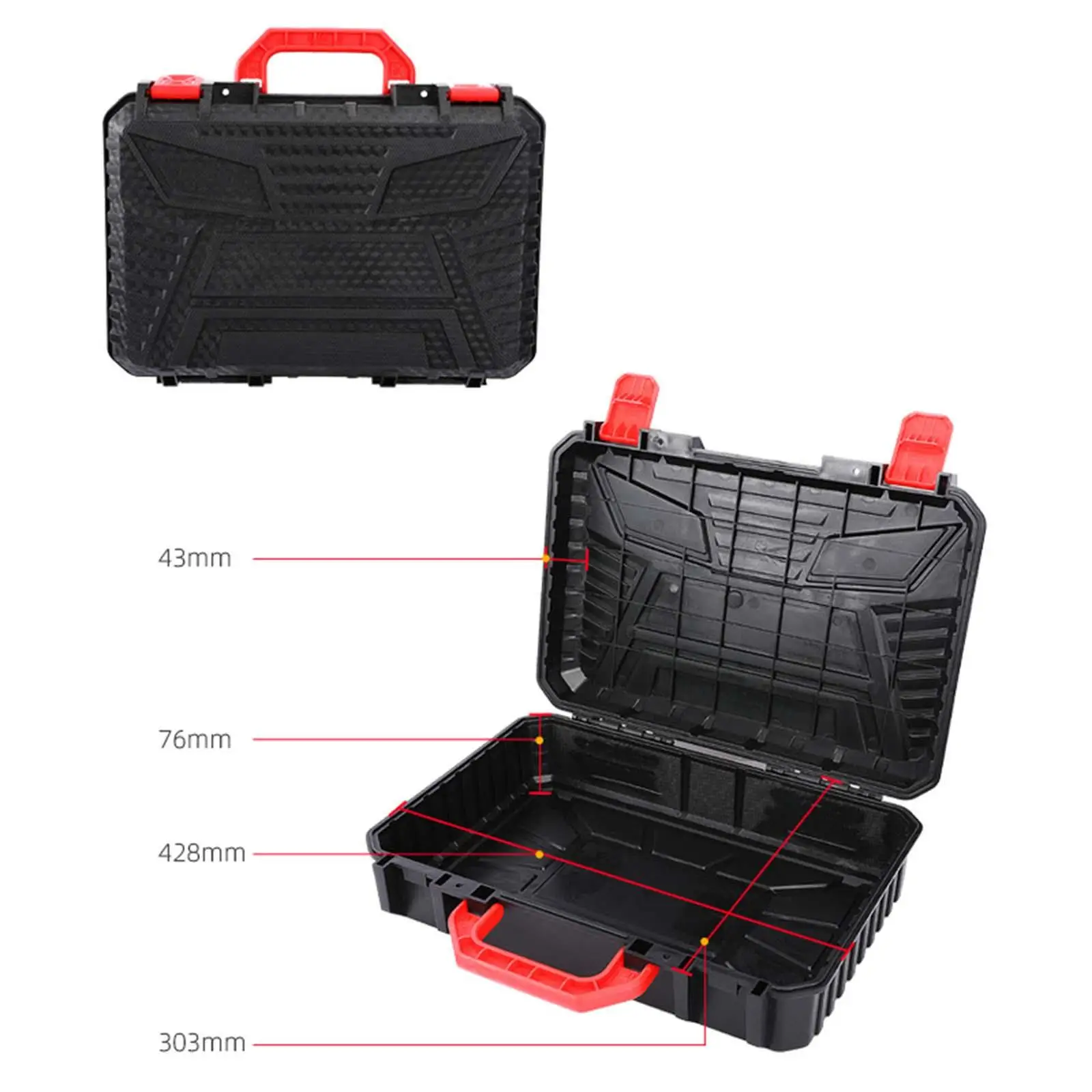 Protective Travel Case Large Capacity Multifunction Universal Heavy Duty Tool Box for Hardware Camera Tools Outdoor Electronics