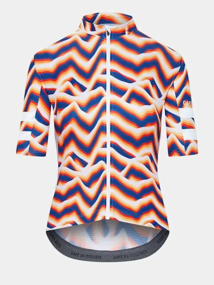 AliExpress NONE 2025 Cafe de cycling Jersey women Maillot de ciclismo manga corta para mujer Short sleeve racing bicycle sport Breathable shirt