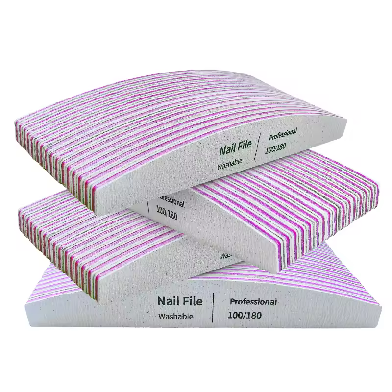 Lima de uñas 100 a 180, herramientas profesionales de esmeril para manicura, limas de Gel de papel de lija 240 para pulir uñas Похожие на AliExpress