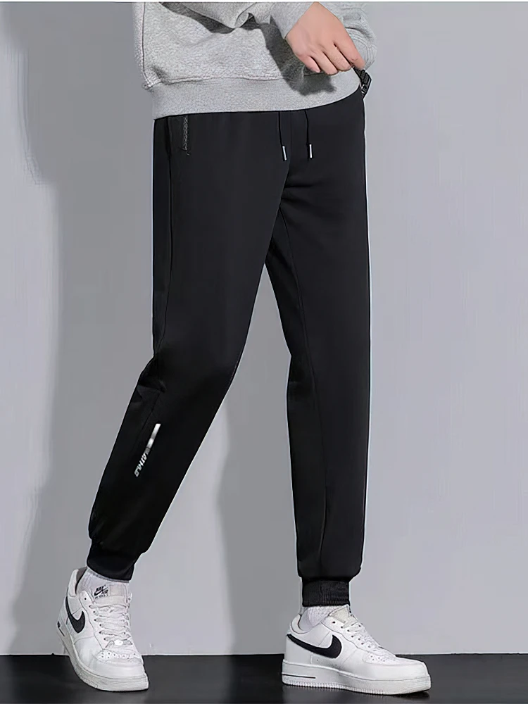 سستة جيب عارضة Sweatpants الرجال رياضة رياضة عداء ببطء السراويل تشغيل فضفاضة طويلة السراويل اللياقة البدنية في الهواء الطلق أربعة مواسم أسود رمادي