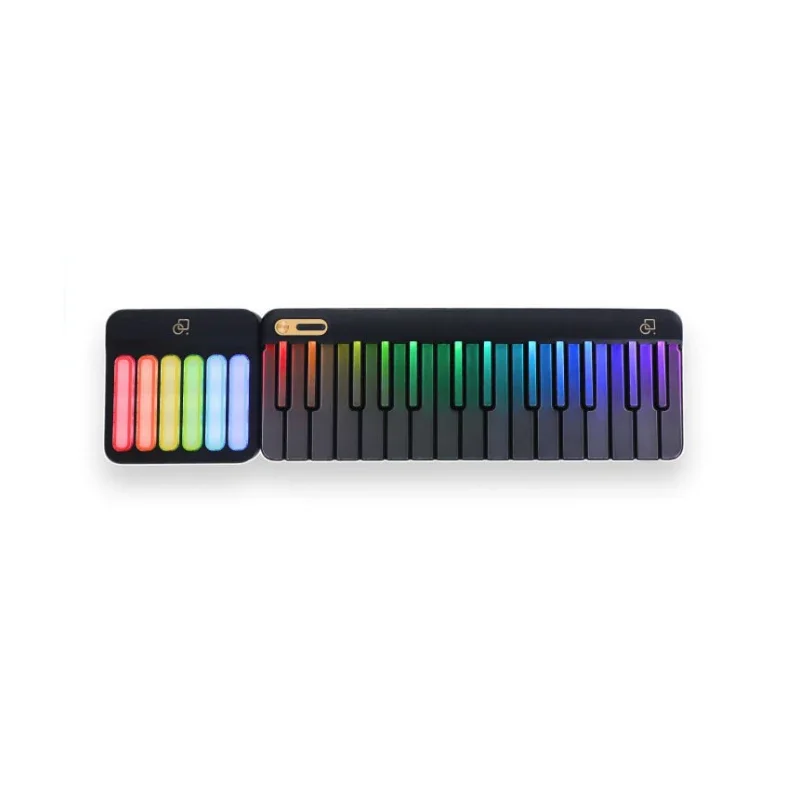 For Music Password Smart Music Keyboard Machine Electronic Interactive Music Sheet Rainbow Light Keys Piano  MIDI Controller