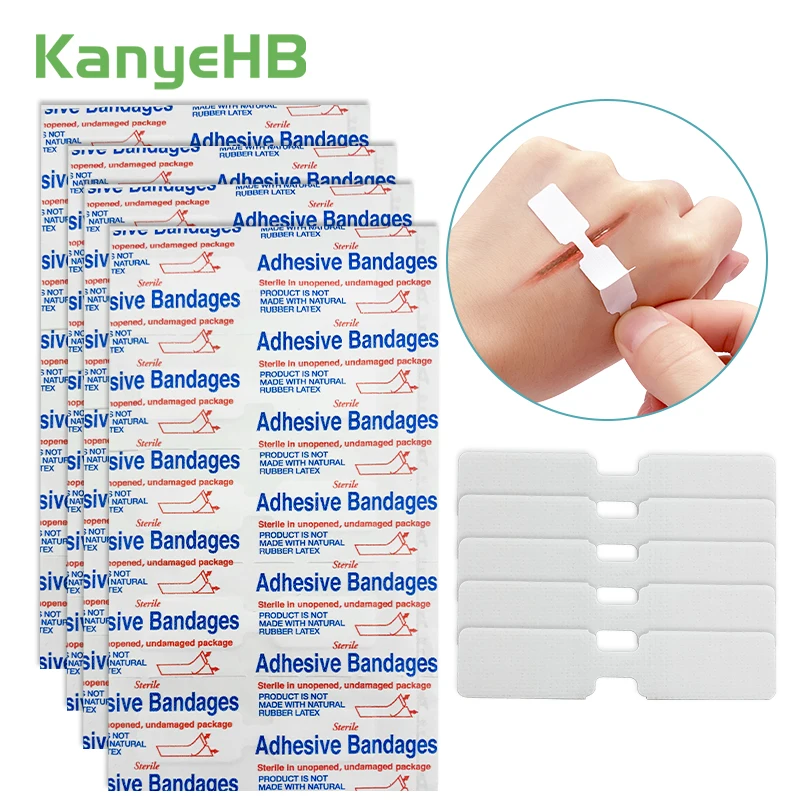 20Pcs Suture-free Wound Closure Device Waterproof Sterile Band Aid Emergency Kit Adhesive Bandage Children's Patch Strips A1667