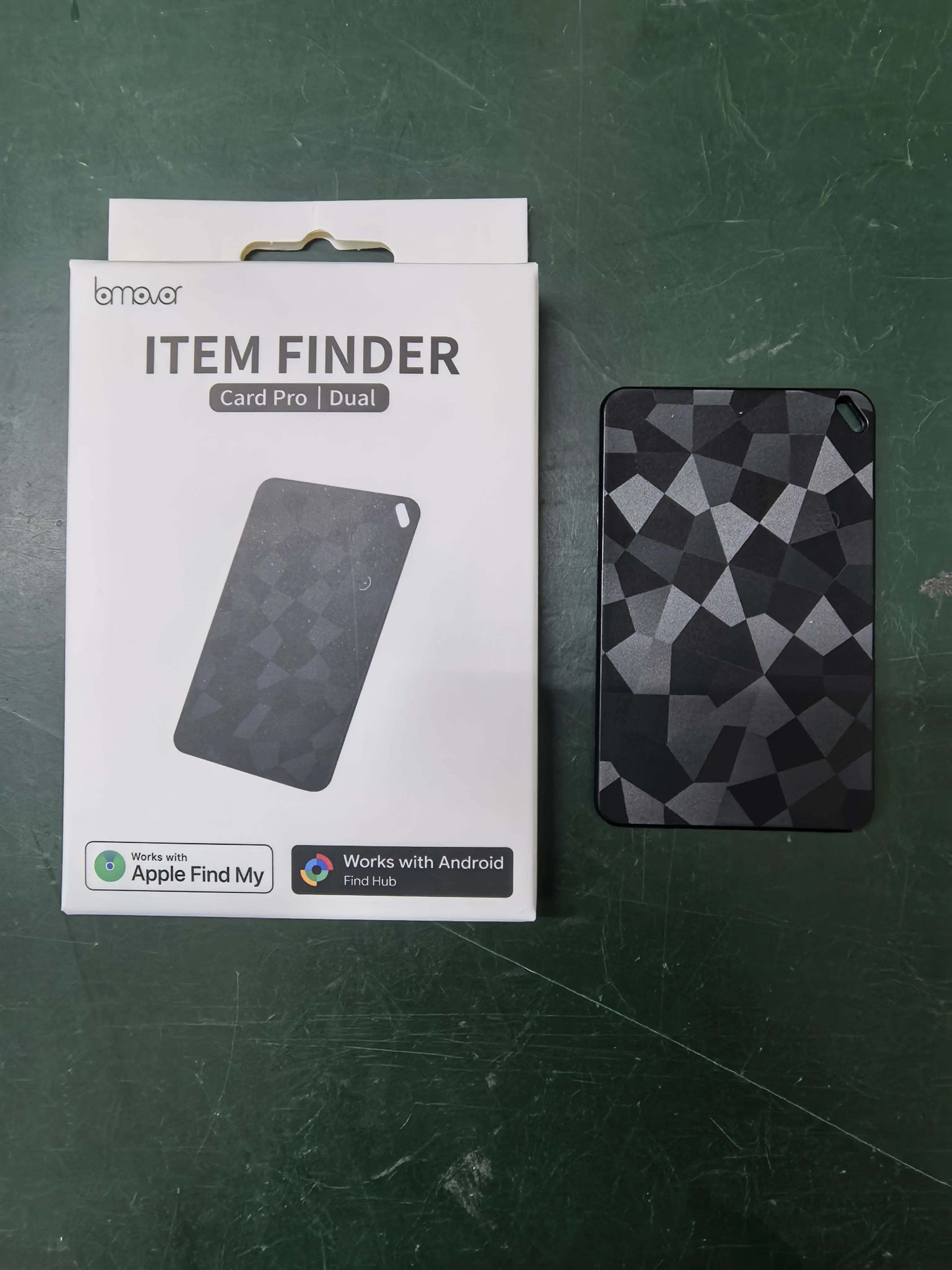 Mini Dual System GPS Locator TPU Wireless Charging Anti-Lost Card Tracker Works IOS Android Find My For Wallet Key Bag Pet