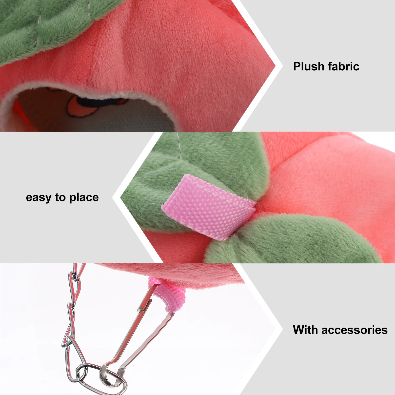 

Winter Warm Hamster Nest Cotton Bed Fruit Design Sleeping Cage Home Pet Hammock Exercise Rest Sofa Protection Hamster Nest