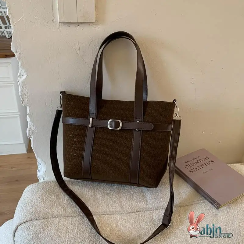 

Women's Large Capaci oulder Bag 2025 New Faion Underarm Commuter Tote Bag Versatile Handbag Durable Zipper Closure