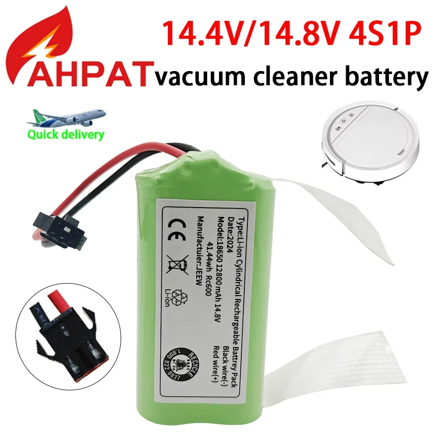 

14.4V High capacity Vacuum Cleaning Robot Battery for Conga Excellence 3500 950 990 1090 1790 Deebot N79S N79 DN622 Eufy Robovac