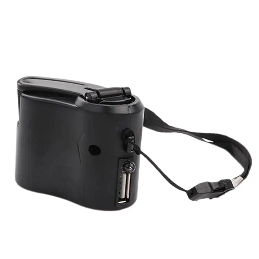Cargador de manivela Manual generador Manual cargador de emergencia para teléfono móvil cargador Usb carga de emergencia cargador Usb