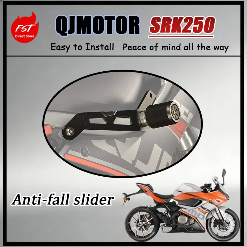 

FOR Compact Lightweight Anti-Collision Accessory for QJMOTOR SRK 250 Motorcycle Safety Gear No Extra Load Riding Essentials