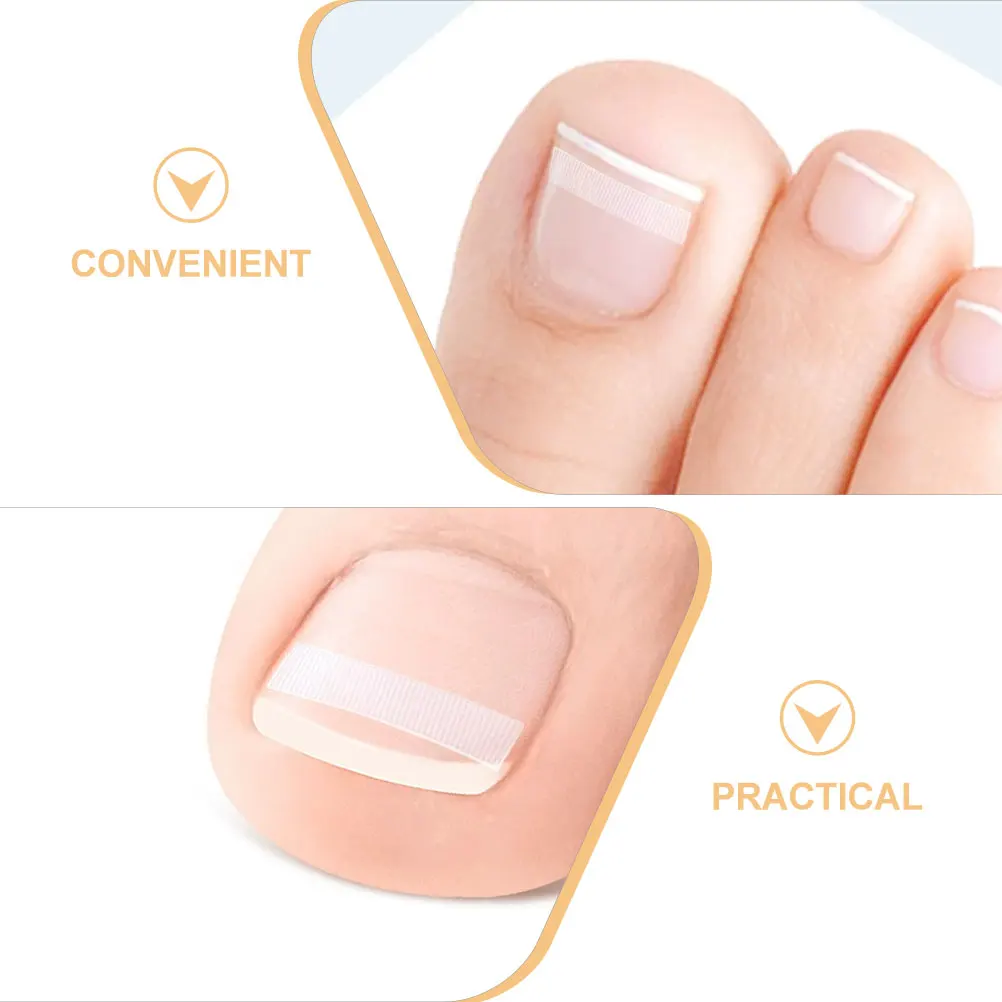 5Pcs Transparent Breathable Ingrown Toenail Correction Strips Nail Toe Straightener Toenail Treatment Tool