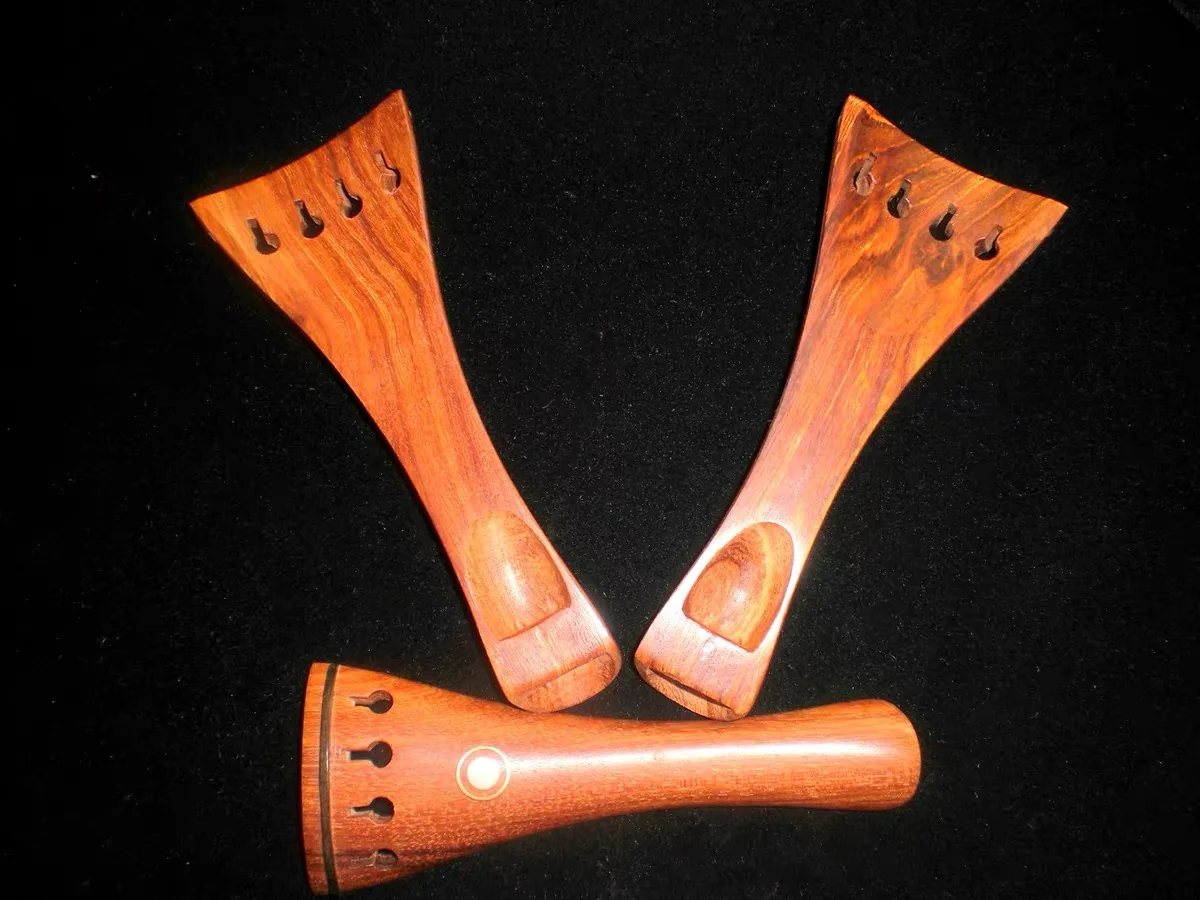 1 Pcs Beautiful Violin Tailpiece Red Wood Tailpiece 4/4 Violin High Quality and Brand New Unique Tail Piece Fast Shipping