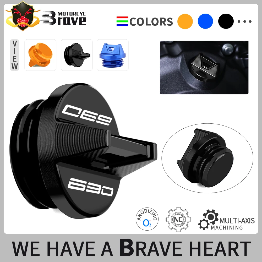 

For 690 ENDURO R 690 SMC R 690 990 D U KE M24*3 Motorcycle Accessories CNC Aluminum Oil Filter Cup Engine Plug Cover