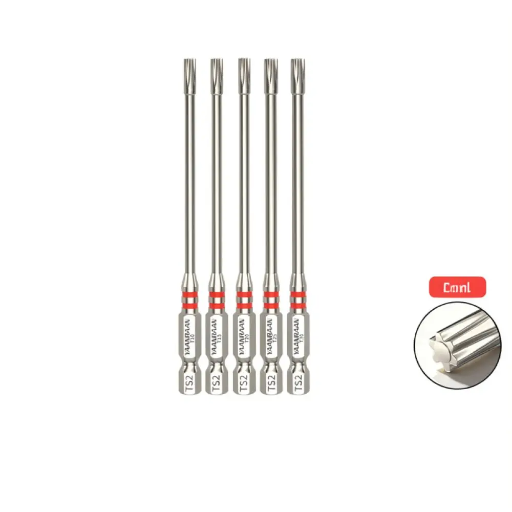 For Yanran Professional Torx Bit Magnetic Anti Slip High Hardness Power Drill Attachment Heavy Duty Repair Tools