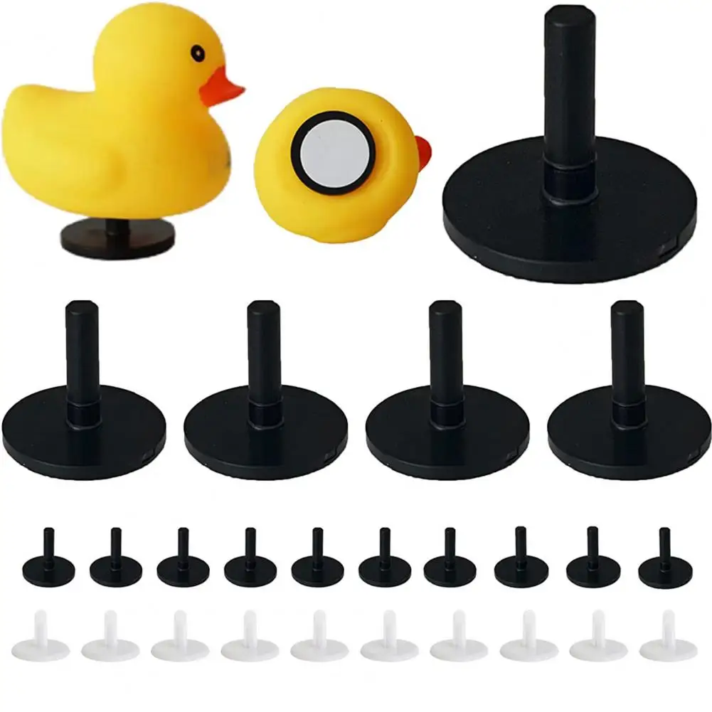 10Pcs Rubber Duck Mount Plastic Non-deformable Model Display Stand Removable Anti-slip Pendulum Holder Anti-fall Duck Plug