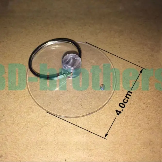 

4.0cm Suction Cup + Key Ring Transparent Softgums Sucker Haptor Cupula Cups Opening Vacuum Chuck for Phone 1000 Sets/lot