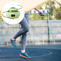 Cordless Electric Jump Rope Machine 10.5x8.4cm for Indoors Outdoors, 10 Speed Adjustable Motorized Auto Rotation