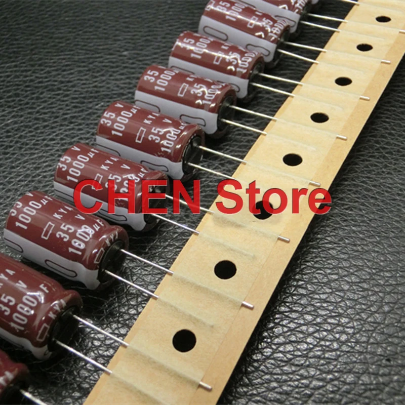 20PCS NEW CHEMI-CON KYA 35V1000UF 12.5X20MM Electrolytic capacitor 1000uF/35v High frequency and long lifespan 1000UF 35V NCC