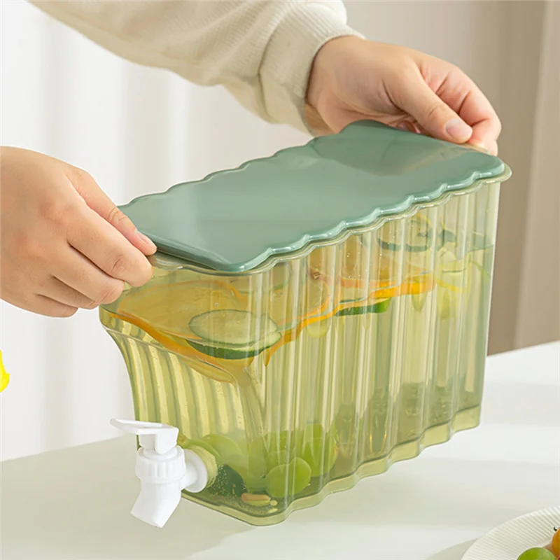 A40Z-Cold Water Kettle With Faucet Sealed Household Juice Bottle Refrigerator Cold Kettle For Fruit Tea Flower Tea