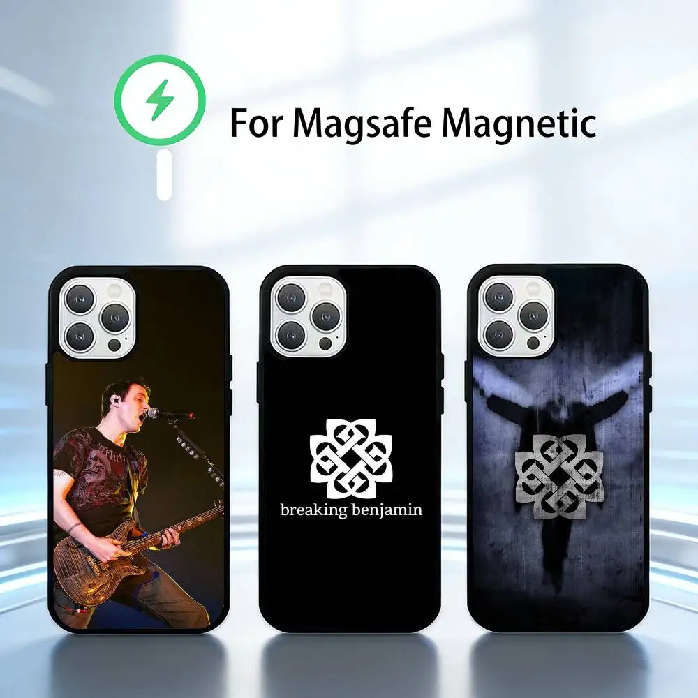 

Breaking B-Benjamin Band Re Phone Case For iPhone17,16,15,14,13 Plus,Pro Max Magnetic For Magsafe Wireless Charging