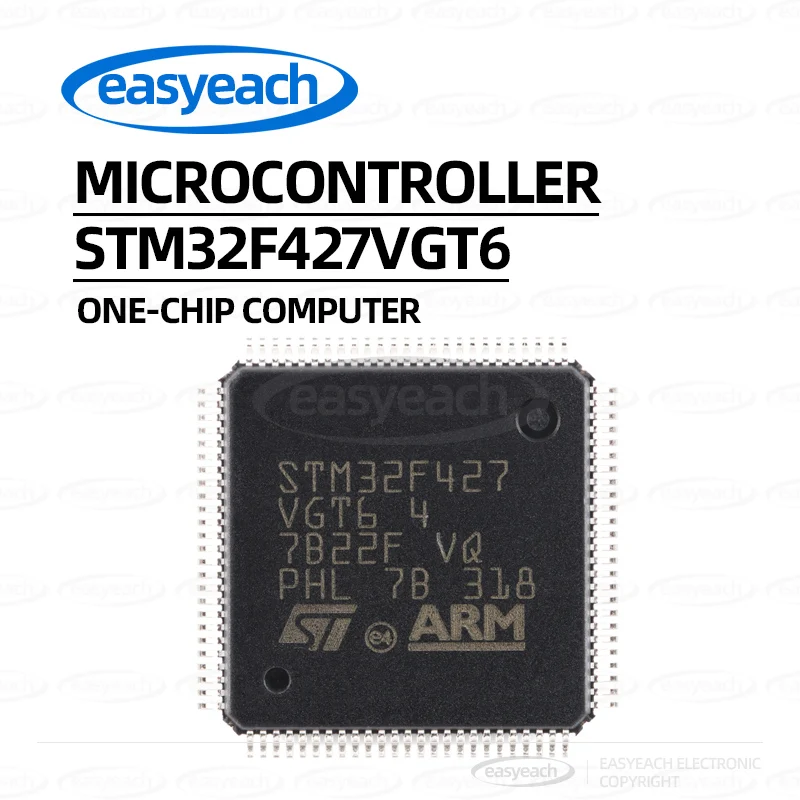 STM32F427VGT6 STMicroelectronics LQFP-100 ARM Cortex-M4 وحدات التحكم الدقيقة 32 بت-MCUs #1