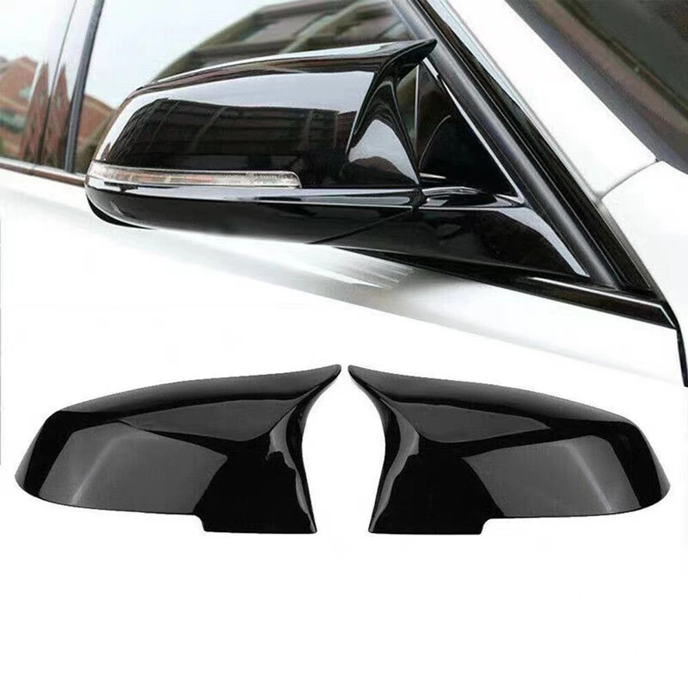 

Racing Black Carbon fiber Look Replacement Rearview Side Mirror Covers Cap For BMW 3 Series 5 Series G20 G28 G30 G38