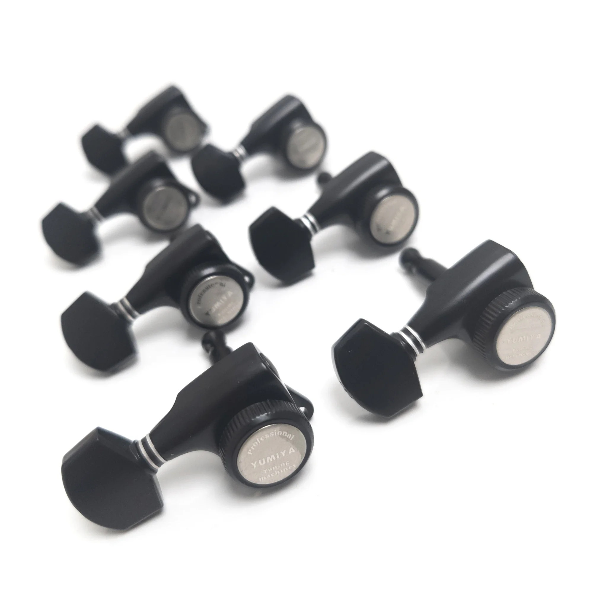 7L Gitaar Locking Tuners 1:18 Lock String Stemsleutels Machinekoppen voor elektrische gitaren – Verkrijgbaar in chroom en matzwart
