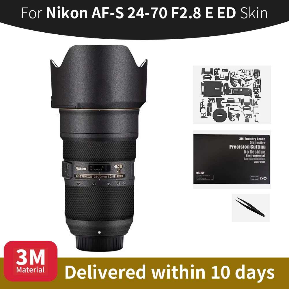 

Для Nikon afs 24 70 мм кожа Nikon AF-S 24-70 мм F2.8 E ED объектив камеры кожа против царапин наклейка на объектив камеры защитная пленка