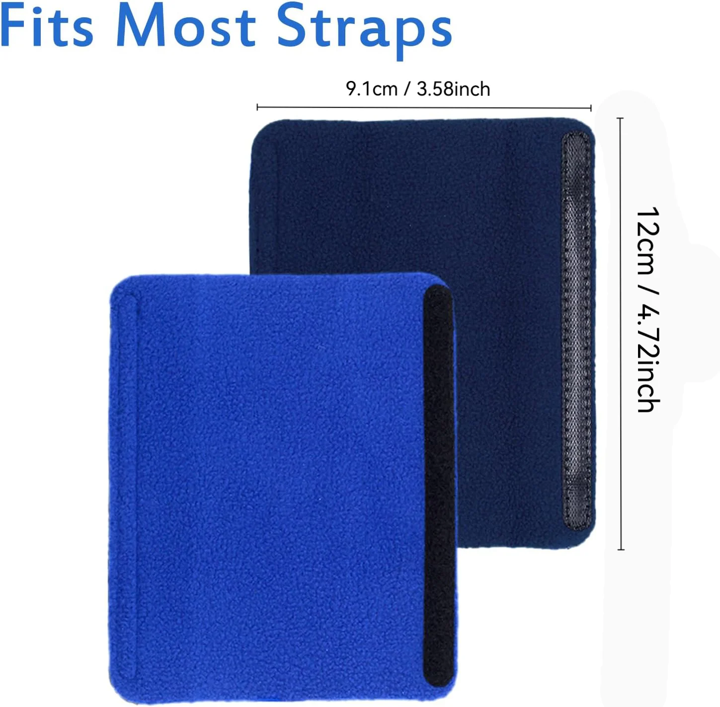 CPAP Strap Pads Soft Fleece Mask Headgear Cushion Covers, Reusable Comfort Neck Cheek Protector Wrap to Reduce Red Marks & Skin - view 3