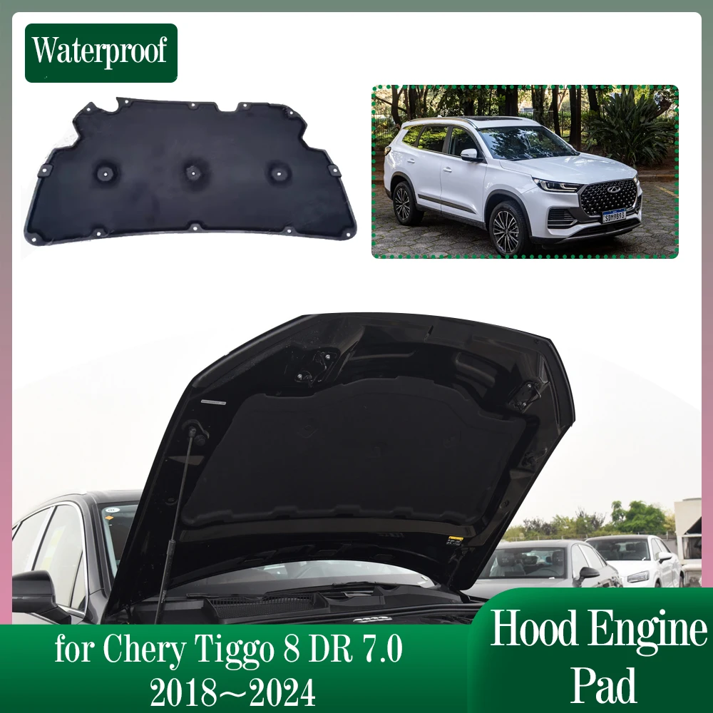 

Car Hood Engine Insulation for Chery Tiggo 8 DR 7.0 2018~2024 Soundproof Heat Mat Cotton Pad Liner Cover Accessories 2019 2020