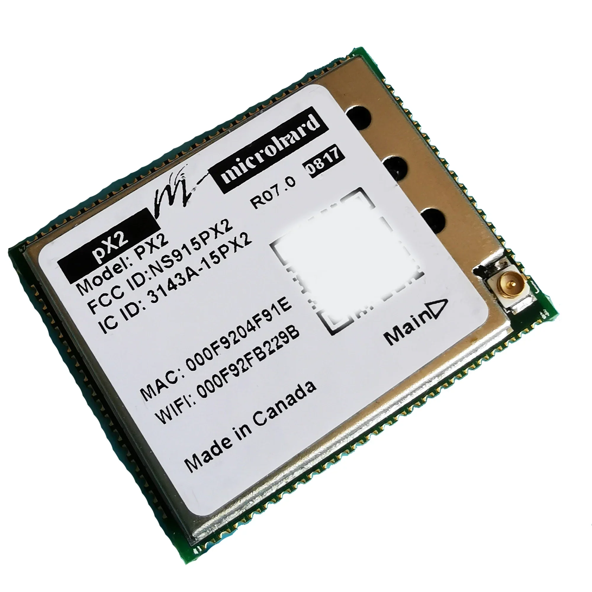 

NEW Microhard pX2 image transmission module OEM1WMiniature 2.4GHz EthernetSerialWIFI Router MHS185200drone image transmission mo