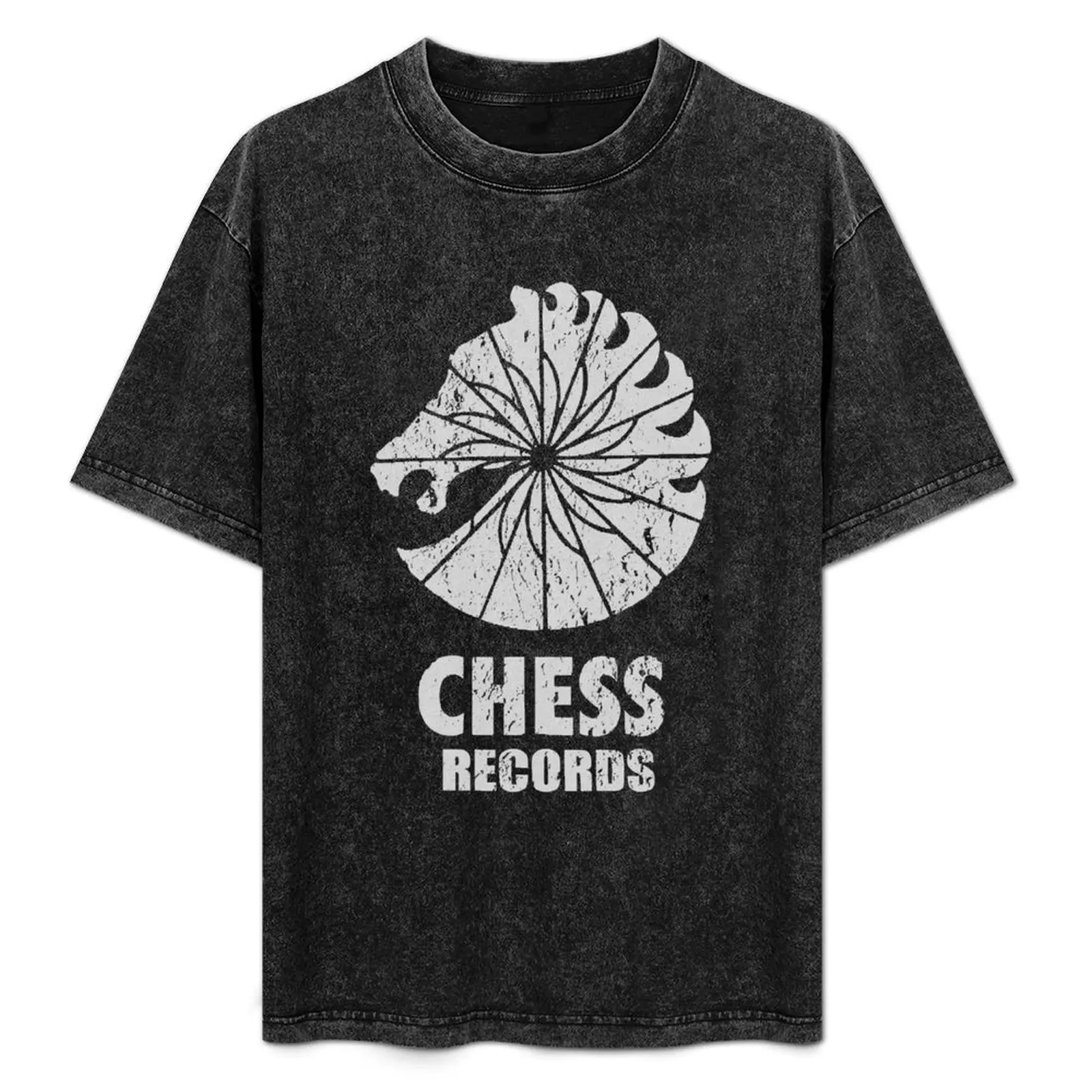 

Chess Records T-Shirt Work Basic Short Sleeve Top
