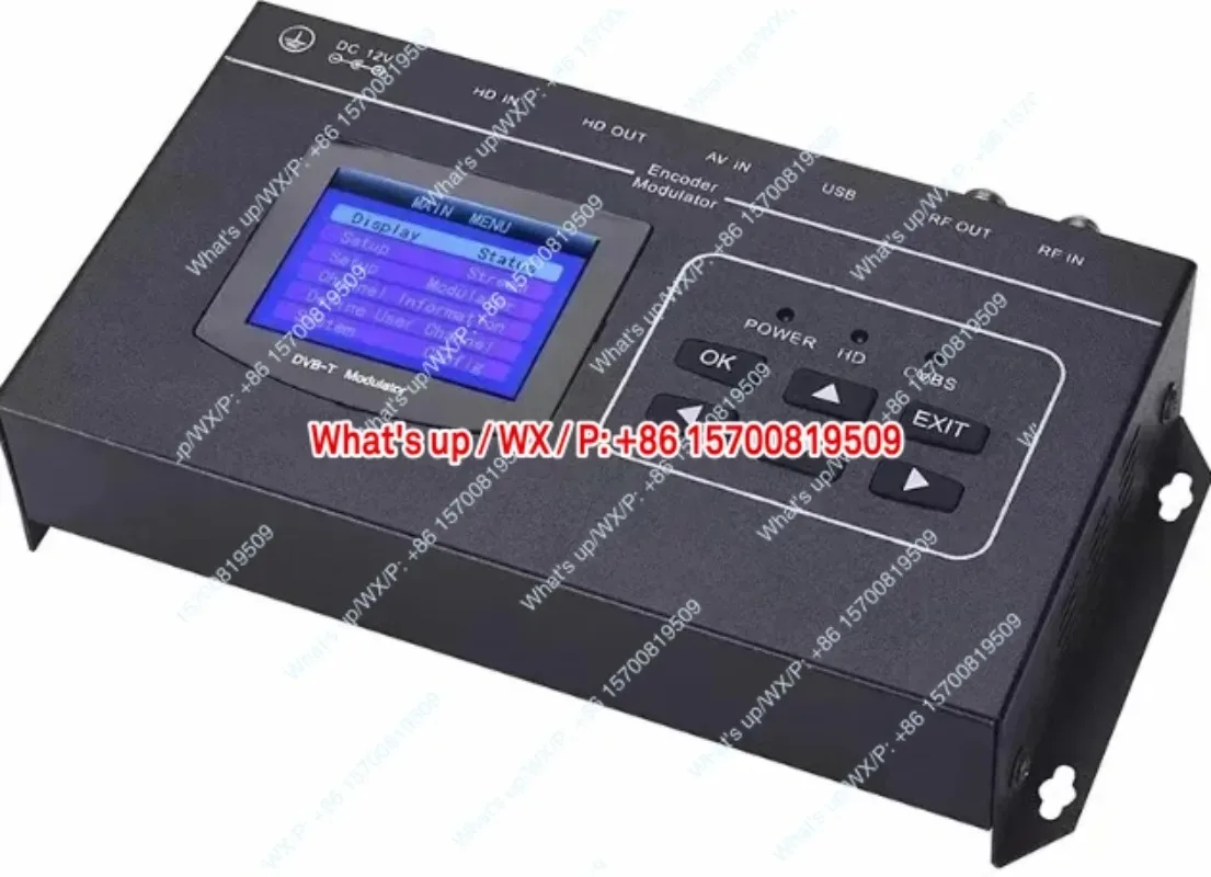 Universal  Agile High List Digital Modulator Export English MPEG4 HD to DVB-T RF Encoder