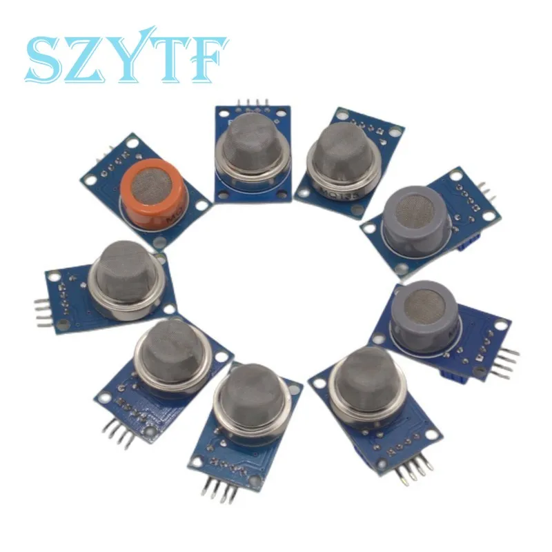 MQ-2 MQ-3 MQ-4 MQ-5 MQ-6 MQ-7 MQ-8 MQ-9 MQ-135 Detection Smoke methane liquefied Gas Sensor Module for Arduino Starter