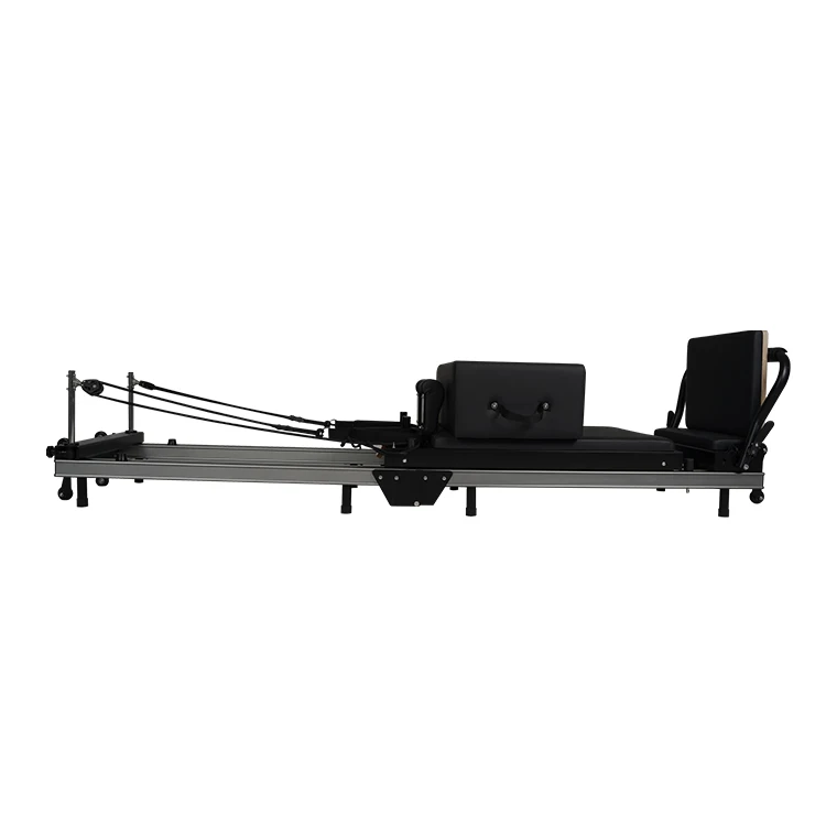 Portable Foldable Pilates Bed with Jump Board & Box Attachment, Space-Saving Home Gym Pilates Machine