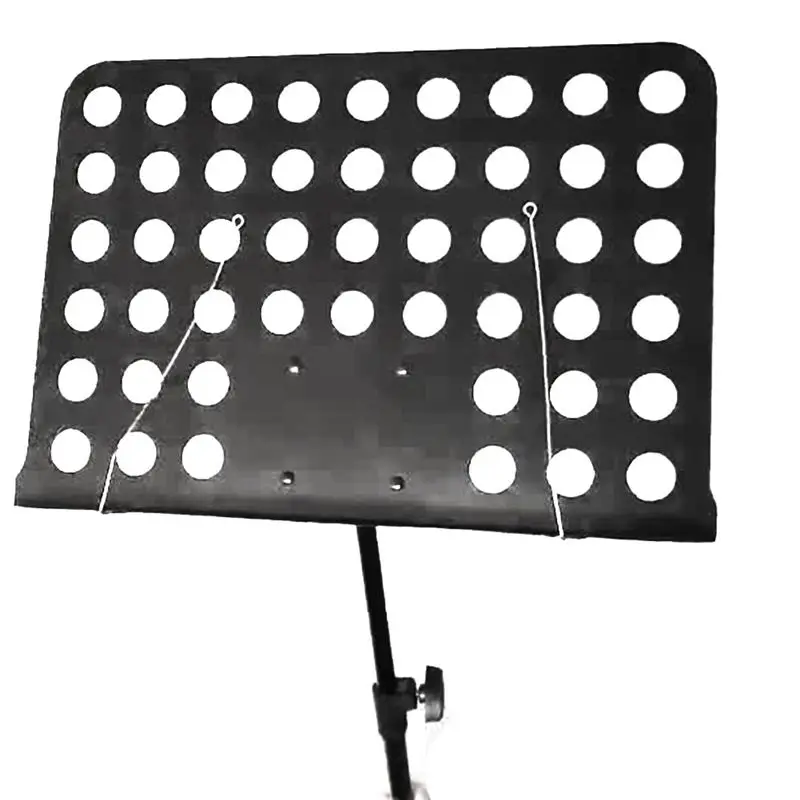 AA67-Sheet Music Stand Collapsible Tripod Holder Score Support For Musical Instruments Black Accessory