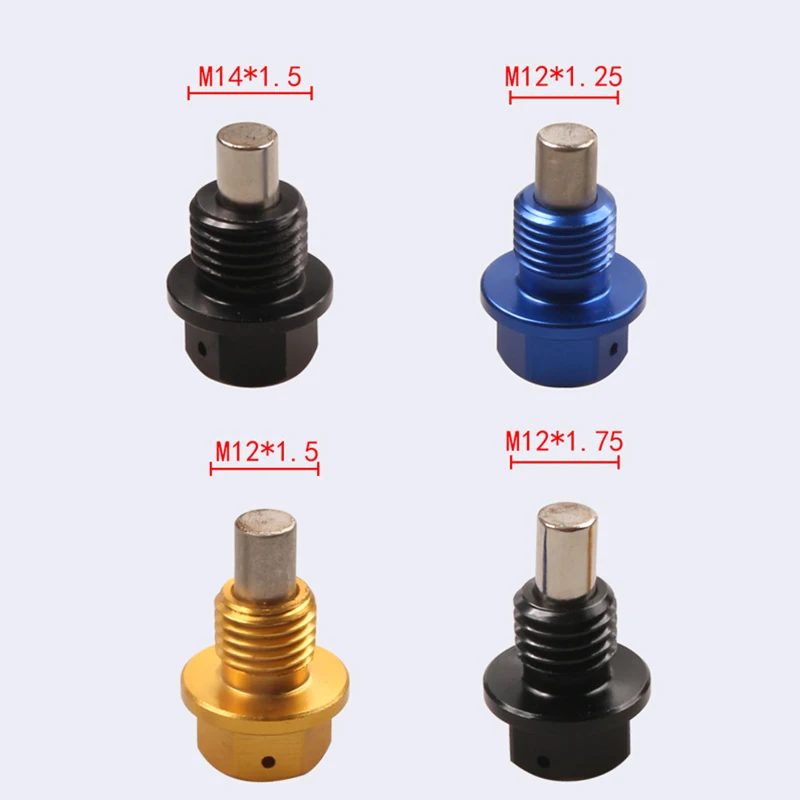 M12x1.5 M12x1.25 M12x1.75 M14x1.5 M14x1.25 M18x1.5 Magnetic Oil Drain Plug &Oil Drain Sump Nut (A lot of colors available)