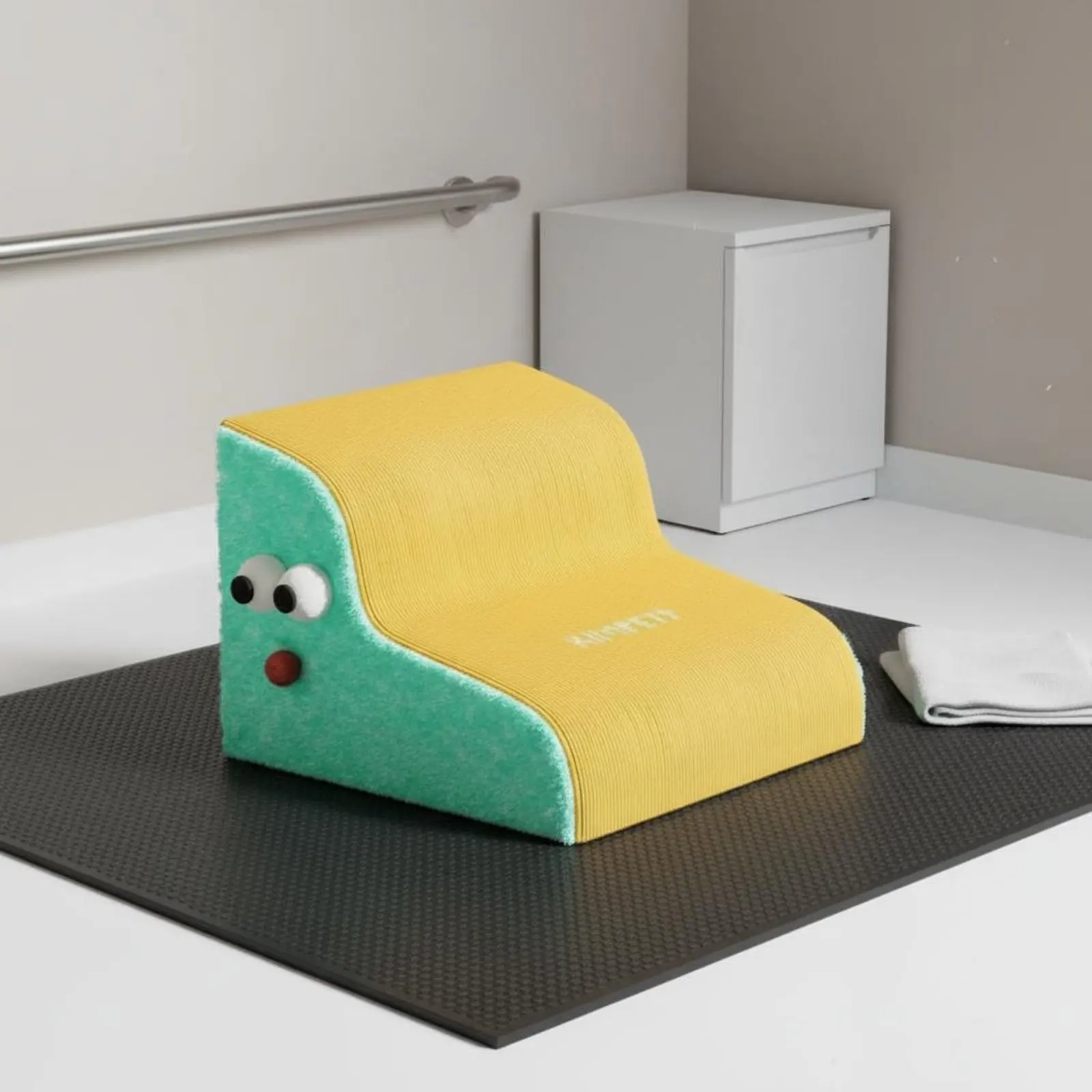 

Машинная стирка, легкие и нескользящие ступеньки для домашних животных: прочная лестница для собак на кровать или диван, легкий пандус для щенков.