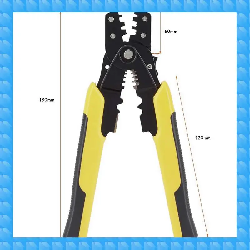 

ETRT 1 шт. обжимной инструмент, плоскогубцы, щипцы для проводов, регулируемый диапазон обжима для резки и прессования кабелей