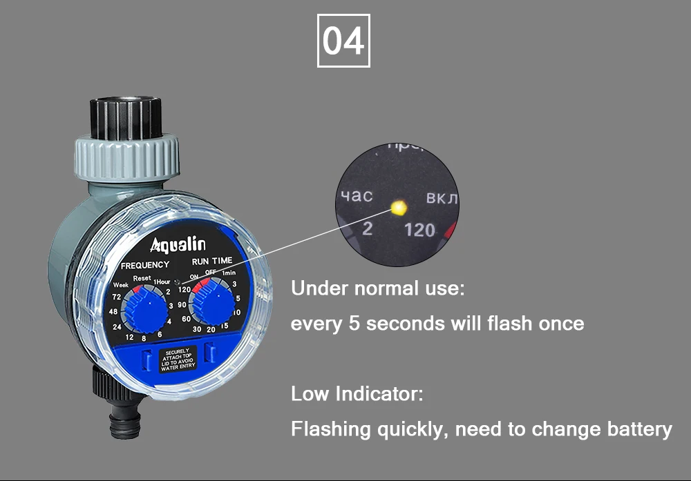 Garten Bewässerung Timer Kugelhahn/Magnetventil Bewässerung Controller Hause Garten Automatische Bewässerung Elektronische Ventil – Detail 9