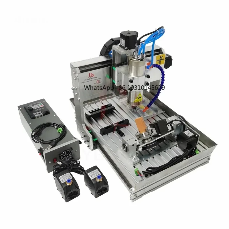 【Desde China】Máquina de perforación y fresado CNC LY 3040, Router CNC de 3 ejes, husillo refrigerado por agua de 2200W para madera, metal, acrílico y plástico