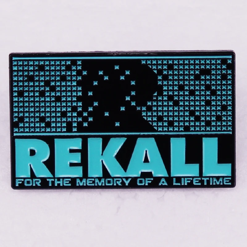 Rekall for The Memory of A Lifetime Badge Brooch Poster Art Soft Enamel Pin Jewelry