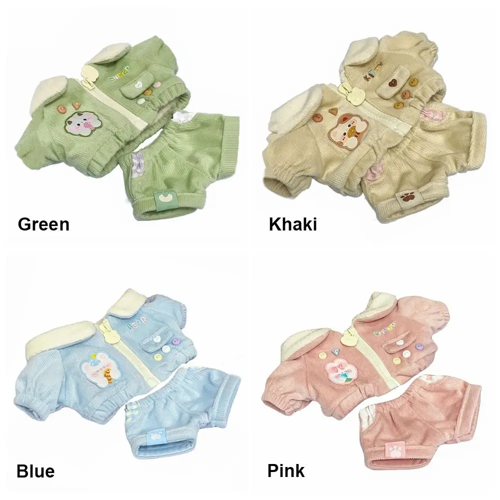 Regalo da gioco per la casa, completo di ricambio, giacca in cotone con risvolto, 20 cm, vestiti per le bambole, vestito da cambio, gioco, cappotto di velluto a coste