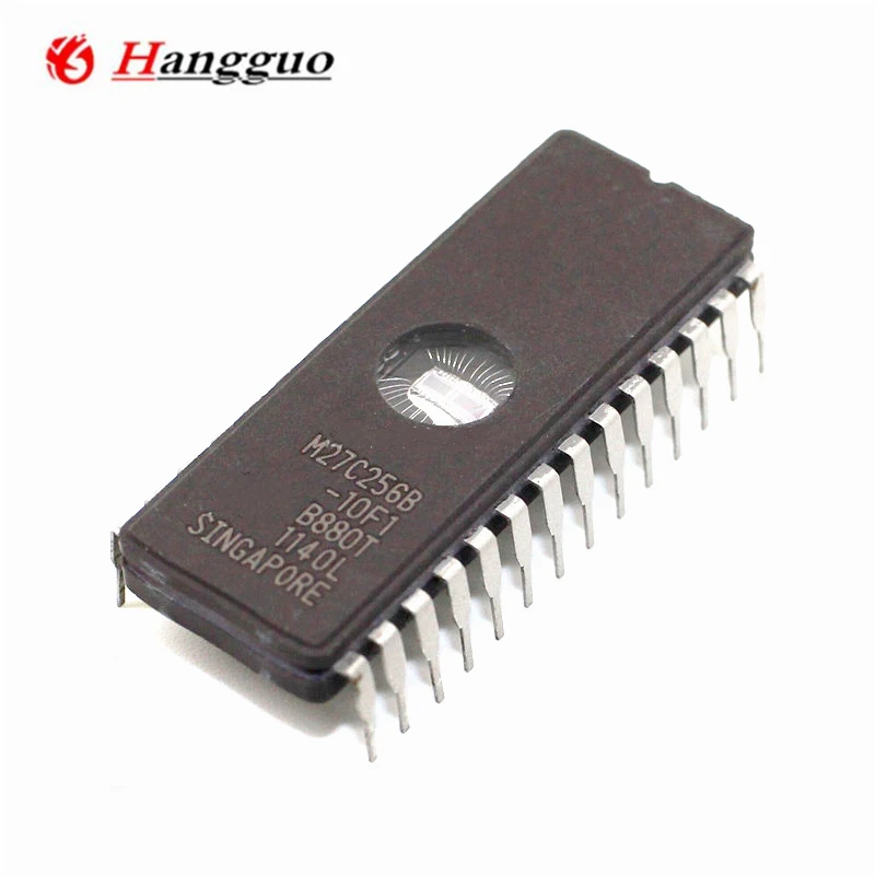 5PCS/ 10PCS M27C256-10F1 M27C256B-10F1 M27C256 27C256 M27C256B DIP28 IC EPROM UV 256KBIT 100NS Memory Chips best Quality