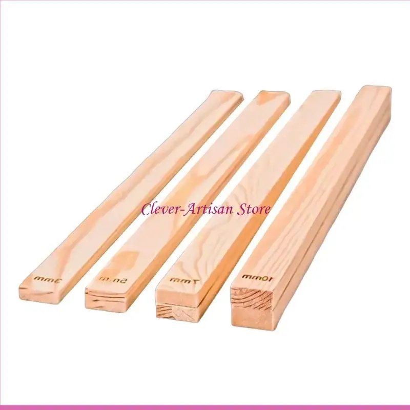 E06B 8PCS 3/5/7/10mm木材ローリングピンガイド陶器ポリマー粘土の厚さのための陶器ツールクレイツールマッドボードツール
