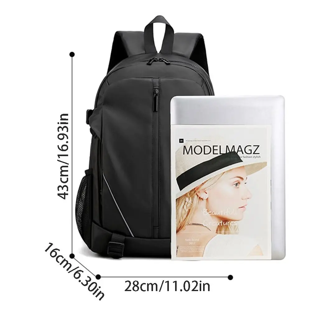 Large Capacity Business Backpack Multi-Compartment Waterproof Student School Bag Wear-resistant Breathable Casual Shoulder Bag