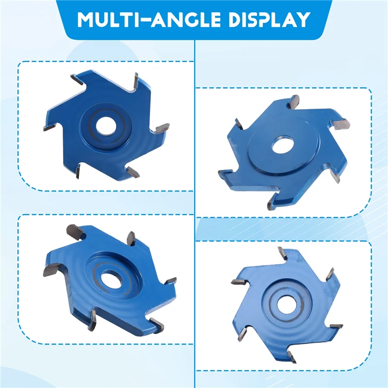 A76K Hexagonal Scraper 100Mm Angle Grinder Flat Knife Wood Carving Grinding Milling Cutter Wood Carving Scraper Tool