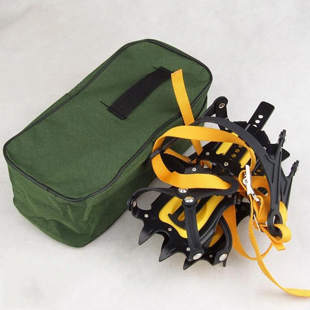 

Non-slip Crampon Shoe Covers Crampons Mountain Tourist Waiting Anti-slip Ice Gripper 10 Toothed Climbing Snow for Shoes