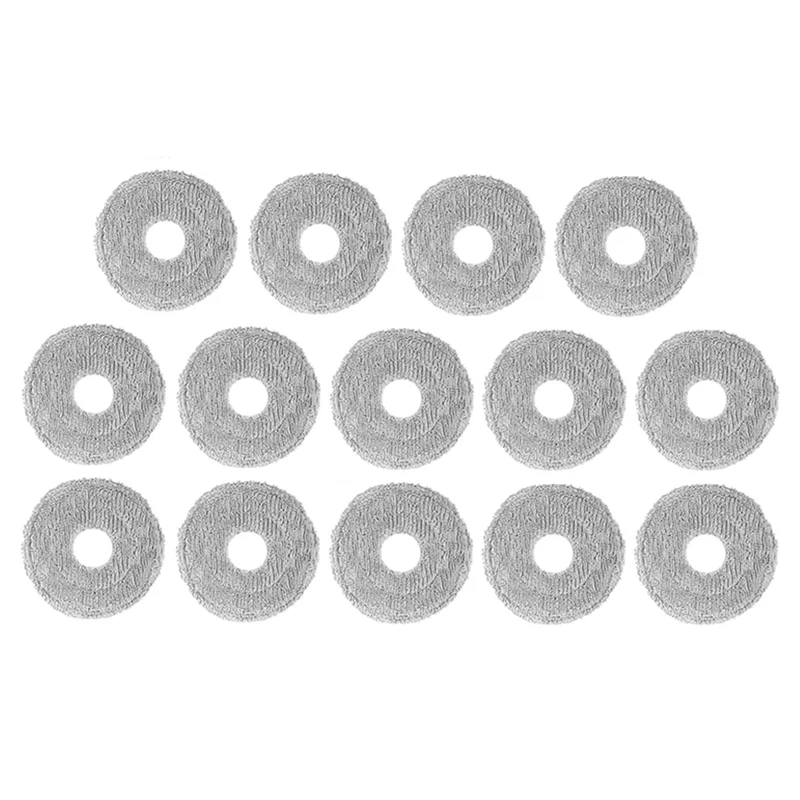 【24 Hours-Sale!】14PCS Mop Cloth Pads For JONR P20 PRO Vacuum Cleaner Replacement Parts Microfiber Mop Cloth