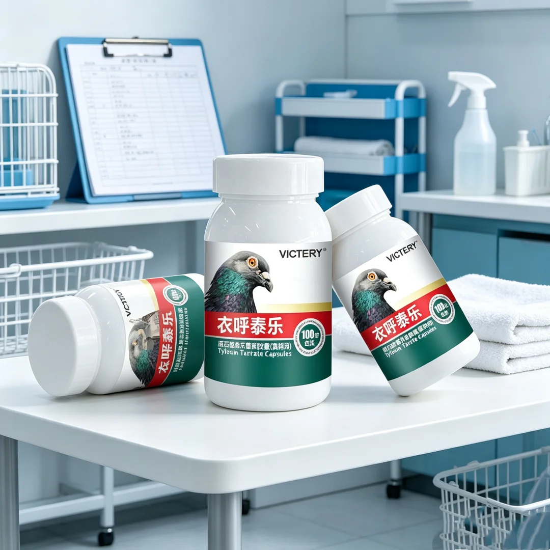 100 Tablets/Box Tylosin Tartrate Cupsules for Racing Pigeon