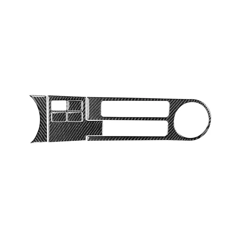 Car Interior Accessories For Toyota Yaris 2006 2007 2008 2009 2010 2011 Soft Carbon Fiber Central Handbrake Panel Trim Cover