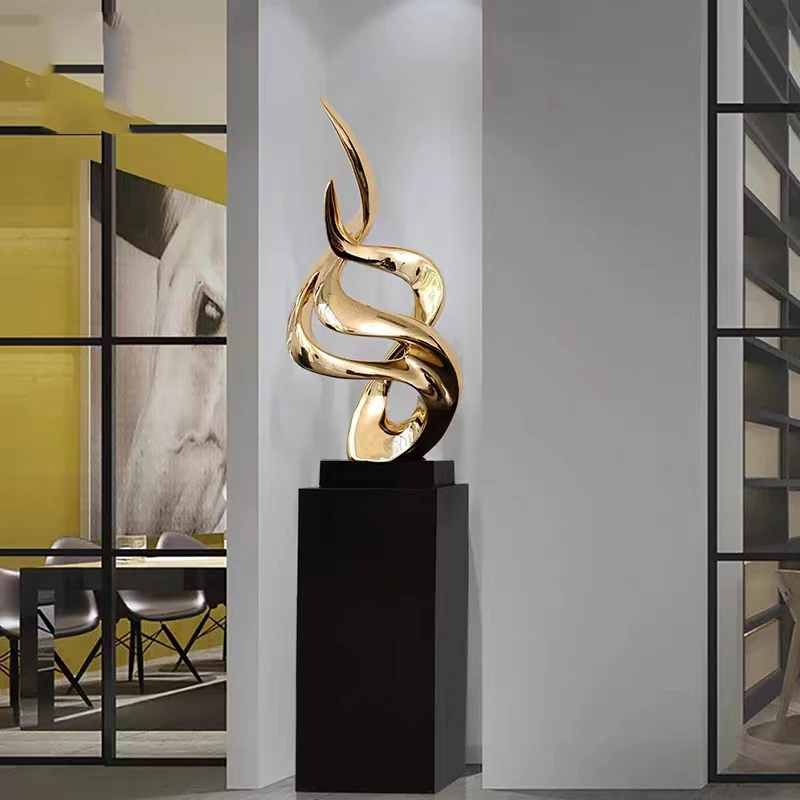 

Modern Resin Abstract Floor SculptureDecoration Art Home Livingroom OrnamentsAccessories Hotel Lobby Office FiqurinesCrafts